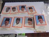 1988 Baltimore Orioles Trading Stats Cards-42 ct.