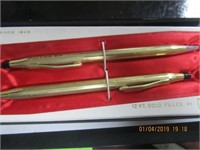 12 Kt. Gold Filled CROSS Pen/Pencil Set