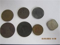 Foreign Coins Lot-2 Lg. Canada Cents 1900&1910,