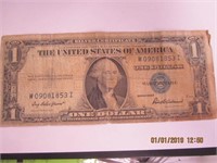 1935F $1 Silver Certificate-Worn