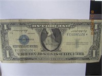 1957 $1 Silver Certificate-Worn