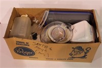 Box of assorted kitchen items