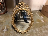 GOLD WALL MIRROR