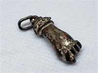 STERLING SILVER FIST CHARM