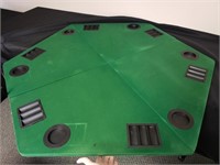 FOLDING TABLE TOP CARD PLAYING TABLE