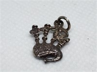 STERLING SILVER BAGPIPE CHARM