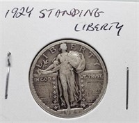1924 STANDING LIBERTY QUARTER COIN
