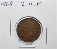 1908 INDIAN HEAD PENNY COIN