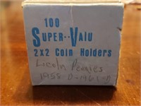 BOX OF 100 PLUS WHEAT PENNIES SEE TOPS FOR DATES