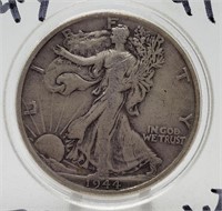 1944-D WALKING LIBERTY SILVER HALF DOLLAR COIN