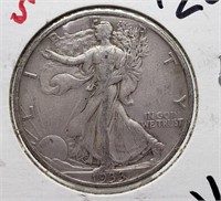 1933-S WALKING LIBERTY SILVER HALF DOLLAR COIN