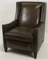 HANCOCK & MOORE LEATHER LUXE RECLINING CLUB CHAIR