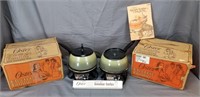 Pair of Vintage Oster Fondue Pots