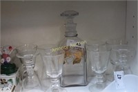 DECANTER - GLASSES