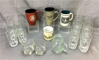 Souvenir cups, glasses