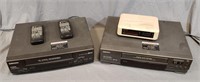 2 VHS Players, Sony Dream Machine Alarm Clock
