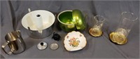 Mixed lot of Glass & Metal Ware