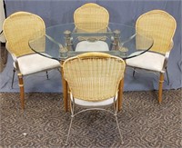 Dining Table w/ 4 Chairs Set