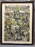 1995 Steelers All Stars Poster