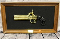 Framed Replica Gun