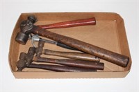 6 Assorted hammers