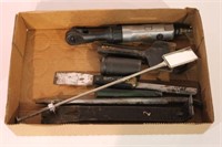 Box of assorted tools to include ingersol rand