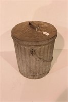 Galvanized trash can, pail & coal bucket