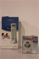Life wise electronic air purifier & 6" clip on fan