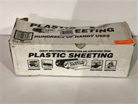 Roll of plastic sheating 12' x 100'