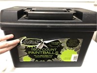 Container of Paintballs