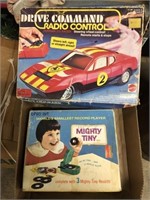 R/C Car & Mighty Tiny Record Player