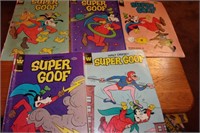 Lot f of 5 Super Goof  comic books