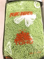 Toho 12/0 cut beads, opaque lime green
