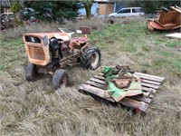 FMC Husky Garden Tractor w/ Mower Deck