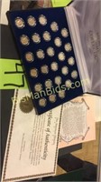 1916 through 1945 Mercury Dime Collection - Cased