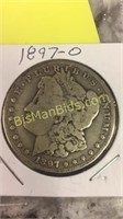 Morgan Silver Dollar, 1897, O