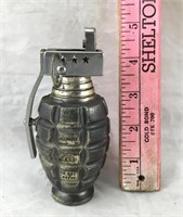 Hand Grenade Table Lighter