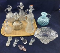 Cruets and Misc Tops and Other Glass