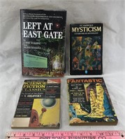 Four Vintage Science Fiction/Occult Books