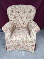 Vintage Style Drexel Upholstered Armchair
