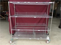 Stainless Steel Rolling Rack