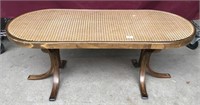 Vintage Bentwood Caned Top Coffee Table