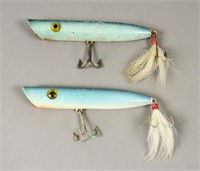 2-Hook Vintage Fishing Lures with Skirts