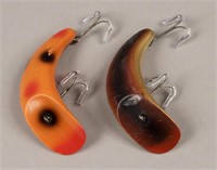 2 Northwoods Curv - A - Lure Fishing Lures 1951