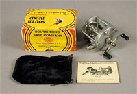 South Bend No. 350 B Casting Reel w/ Box & Paper