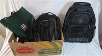 Various Bookbags(1 w/Wheels & Handle)