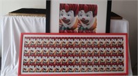 2 Ronald McDonald Framed Pictures