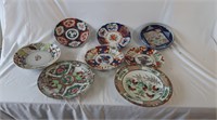 8 Chinese Hand Painted Dishes