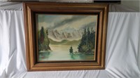 Oil Painting signed by Wm. Vonseqf-23 1/2" x 28"