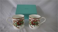 2 Tiffany Collector Mugs w/Box